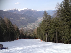 Looking down the Nera Folgarida (piste no. 1), Folgarida-Marilleva photo