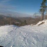 Panorama above the clouds, USA - Michigan