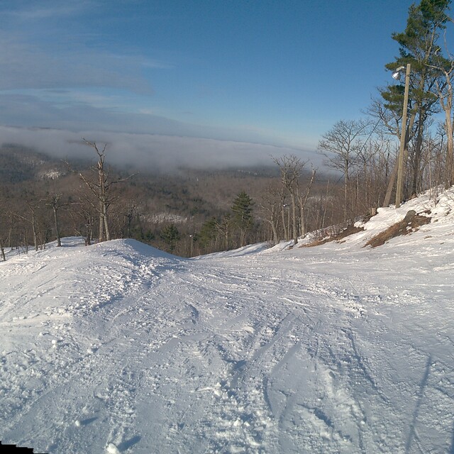 Panorama above the clouds, Mount Bohemia