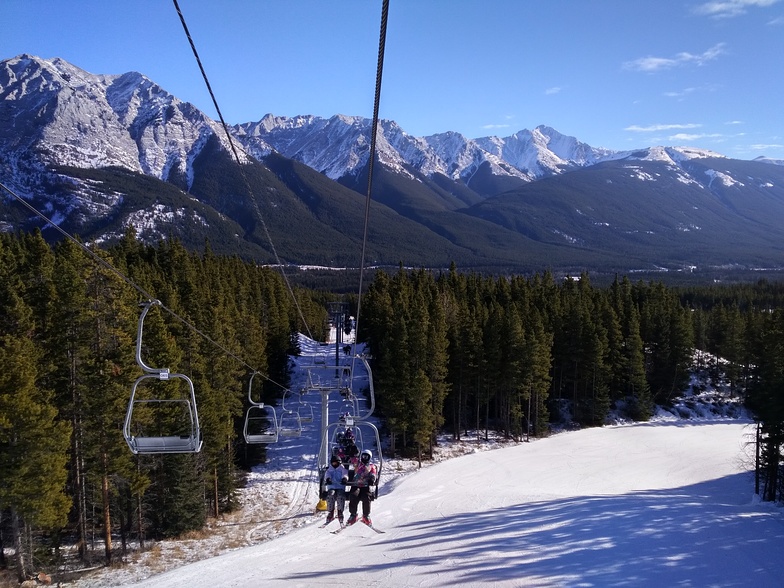 Beautiful view from lift, Nakiska