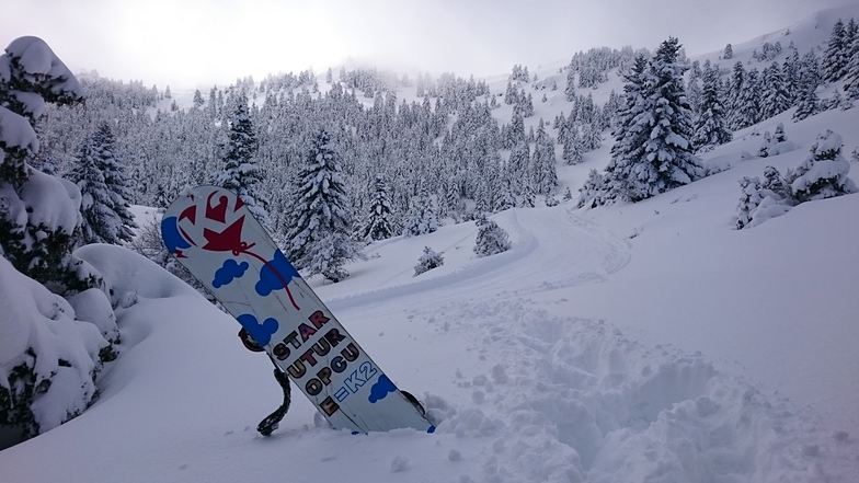 Powder days,  Mainalo Greece
