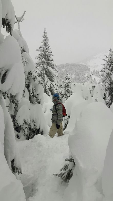 Lost in the powder, Mainalo Greece 
