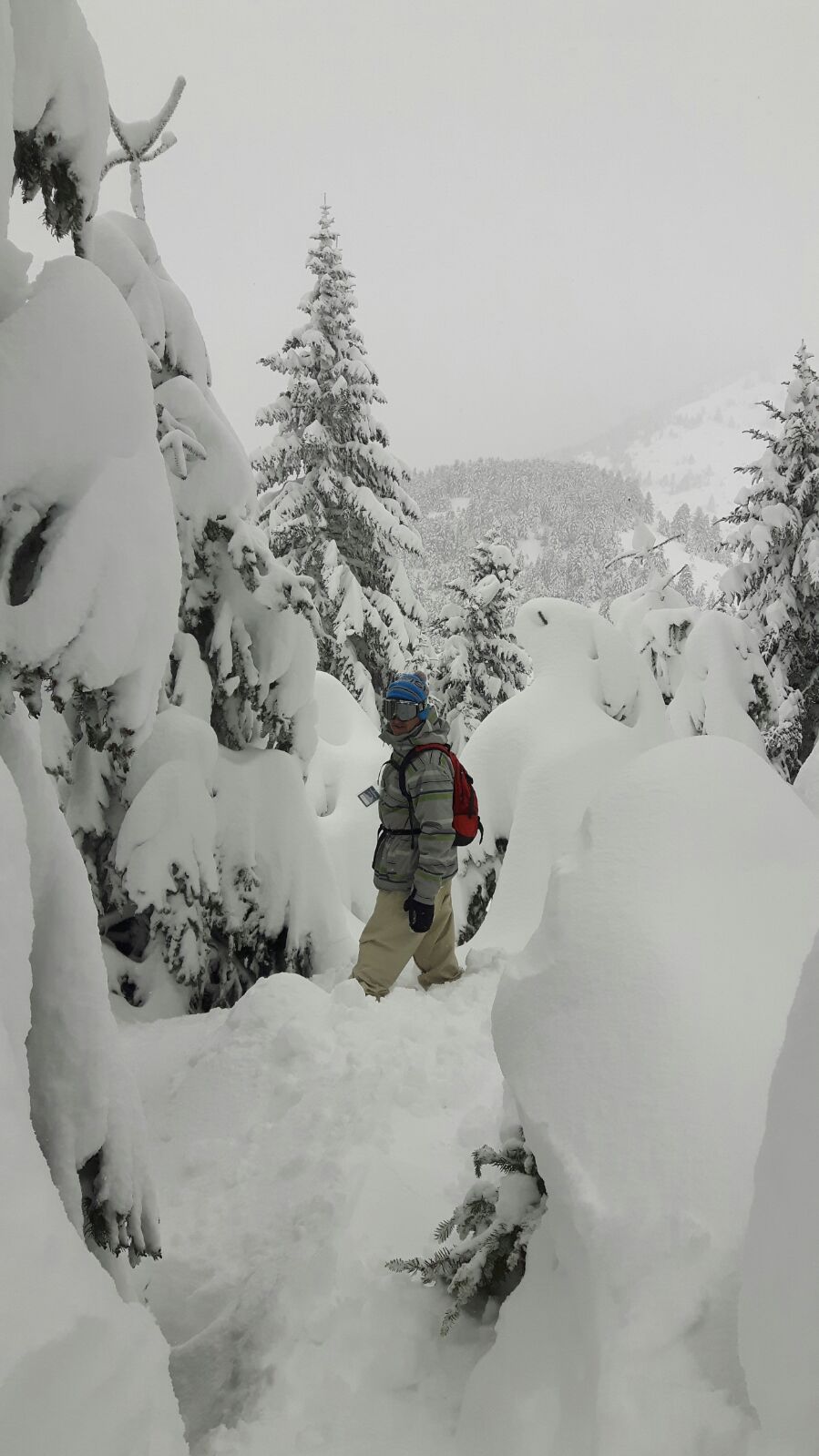 Lost in the powder, Mainalo Greece 