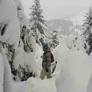 Lost in the powder, Mainalo Greece 