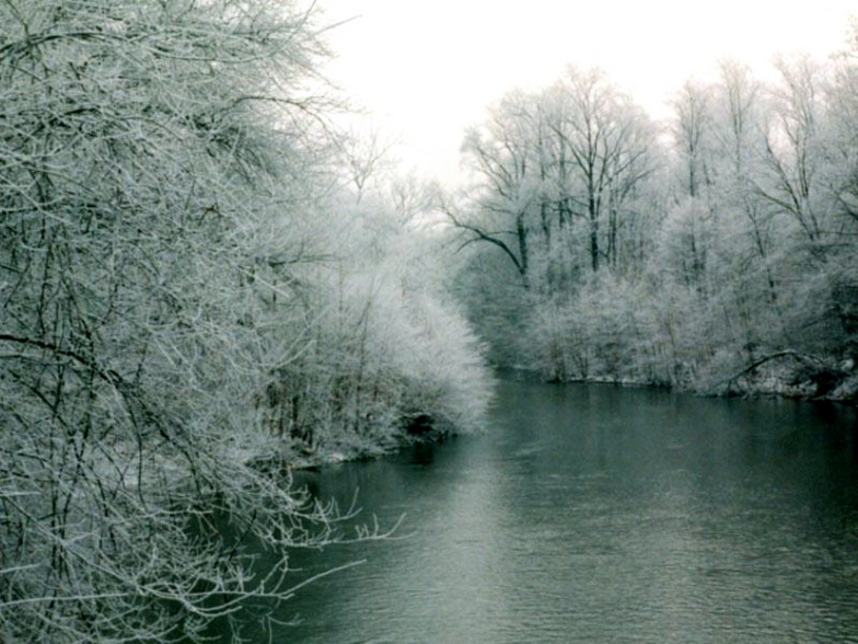 Creek in winter1 - north Lebanon, Mzaar Ski Resort