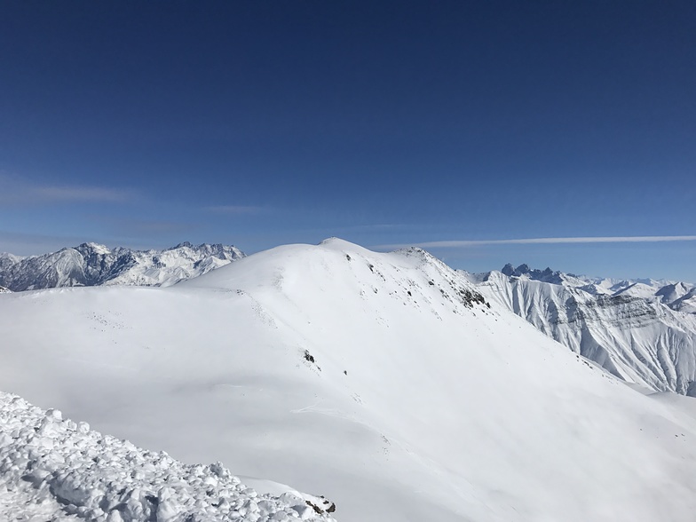 view to Sadzele II, Gudauri