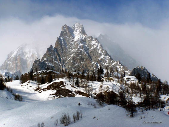 Courmayeur snow