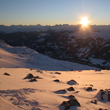 Achtitekt in the snow, Lenzerheide