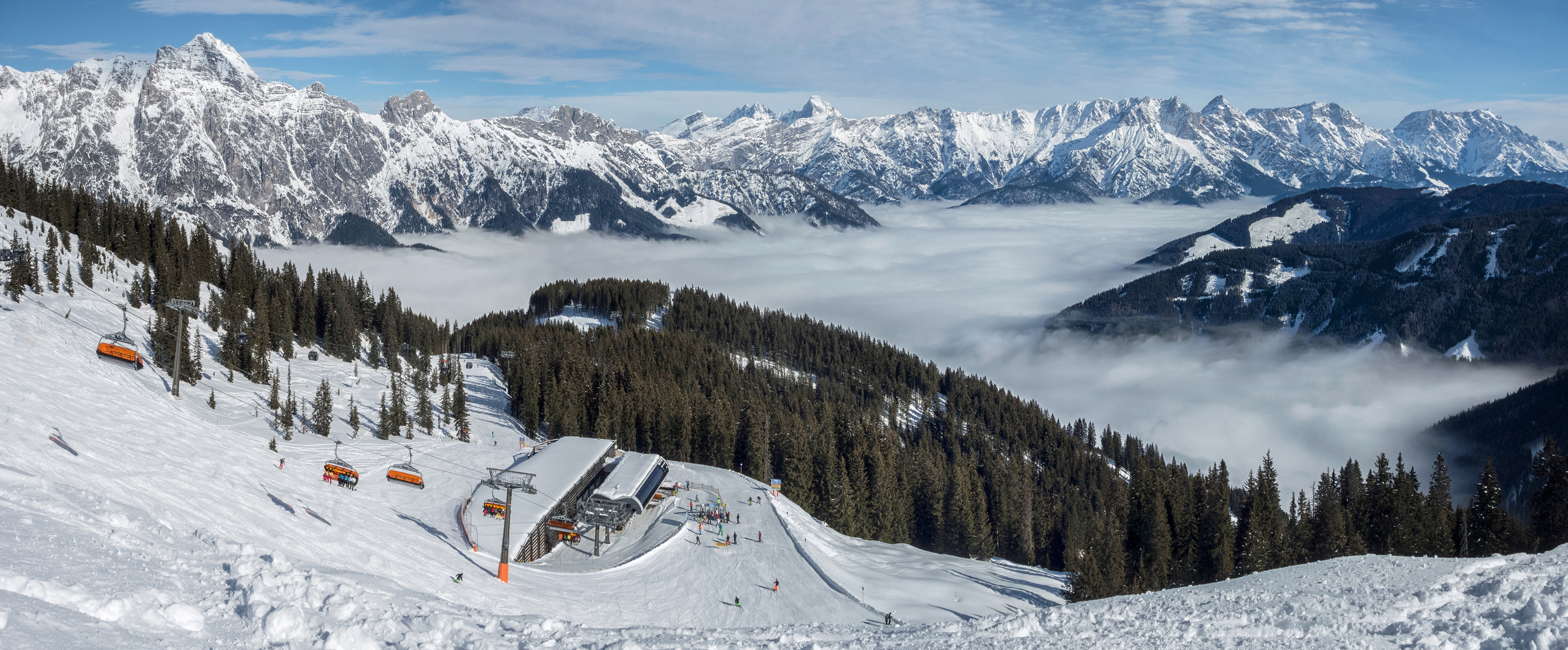 From the Asitz alm, Saalbach Hinterglemm