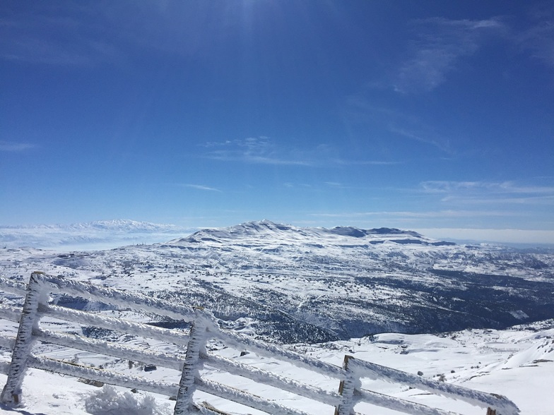 View from the zaarour top slope, Zaarour Club