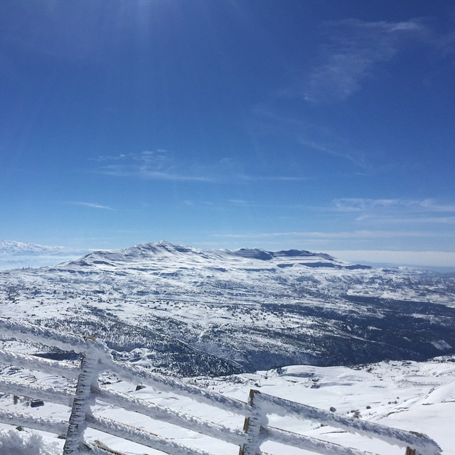 View from the zaarour top slope, Zaarour Club