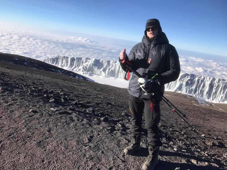Uhuru Peak at the top of Kilimanjaro., Mount Kilimanjaro