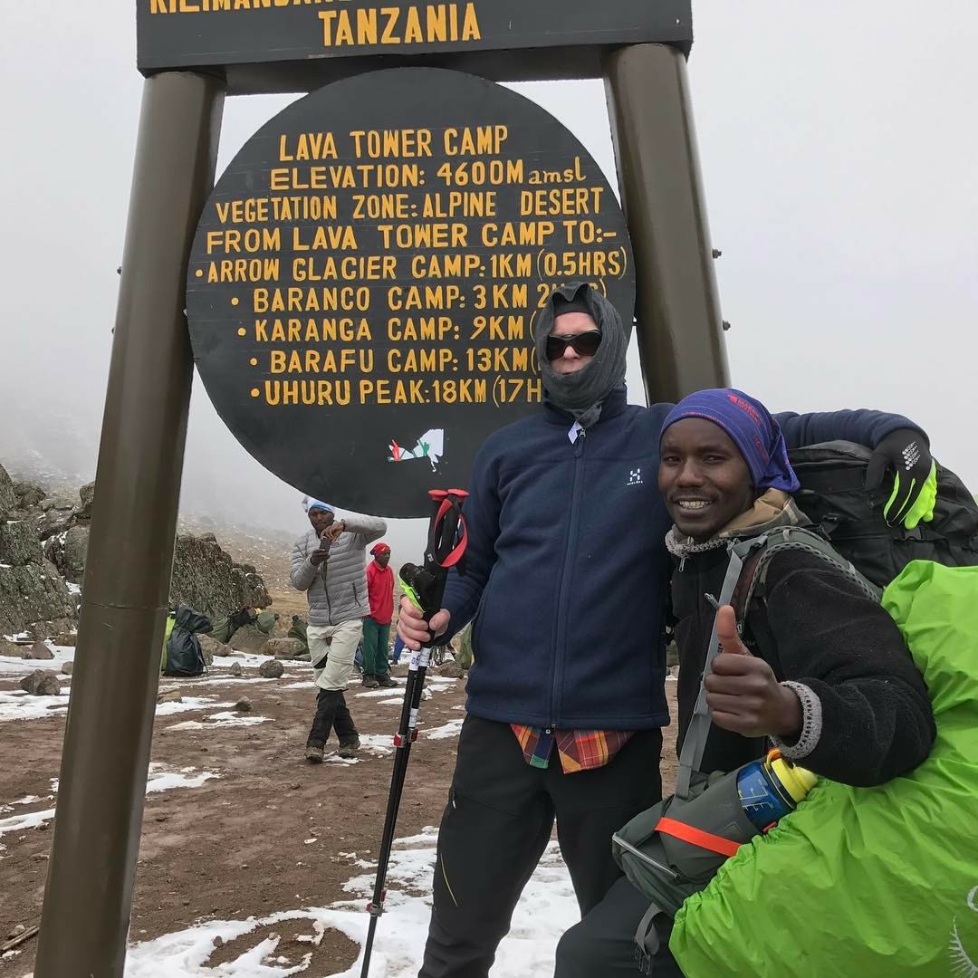 Lava Tower Camp at 4600 meter, Kilimanjaro, Mount Kilimanjaro