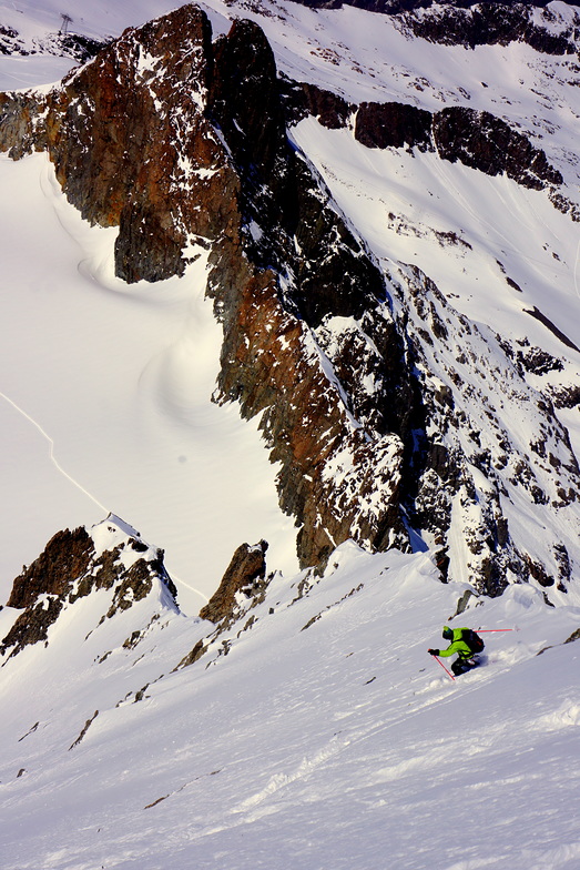 face ouest du rateau, La Grave-La Meije