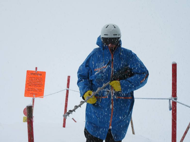July snow on Hintertux Glacier