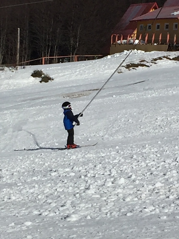 Marcelo , aprendiz de esquiador, El Fraile