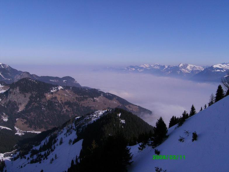 clouds above Lake Geneva, Morgins - Les Portes du Soleil