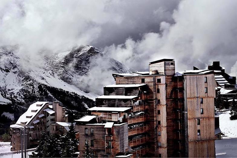 Fresh snow overnight in Avoriaz