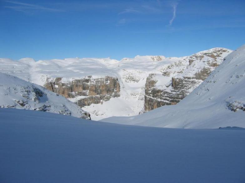 Looking inside the Sella Massive, Sella Nevea