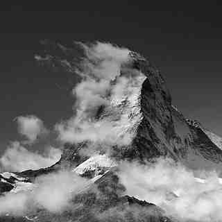 Hornli Ridge on the Matterhorn, Zermatt
