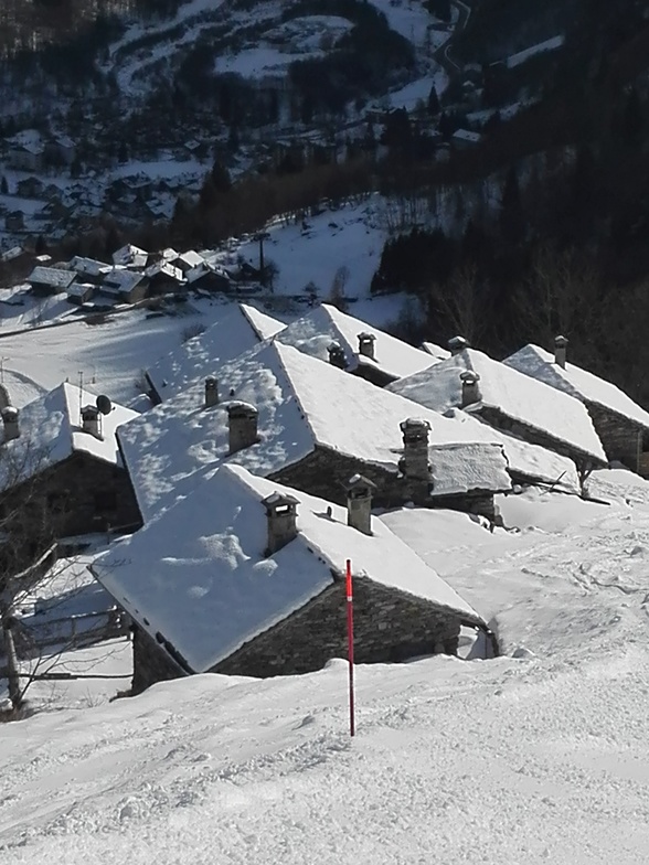 le prime case di Alagna 