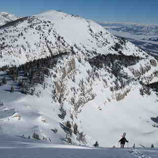 Hiking to Powder 8, Jackson Hole