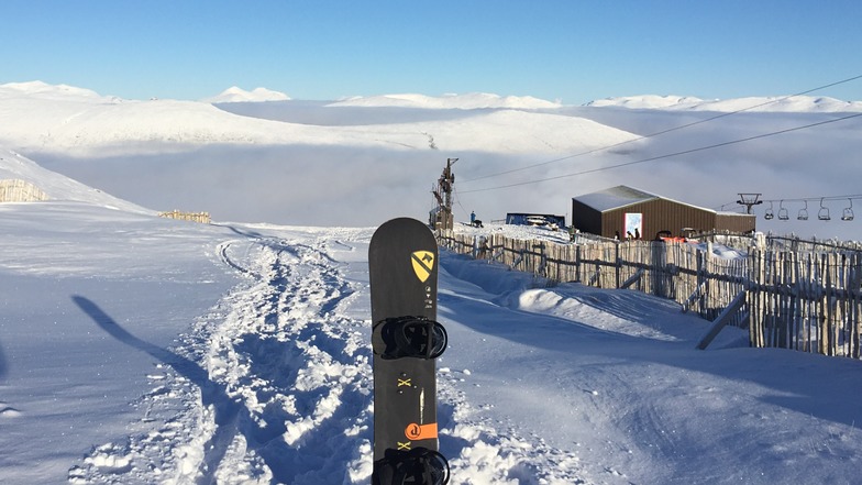 Foggy Rannoch Moor from Glencoe, Glencoe Mountain Resort