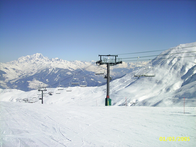 Mont Blanc from &quot;Le Grand Domaine&quot;, Valmorel