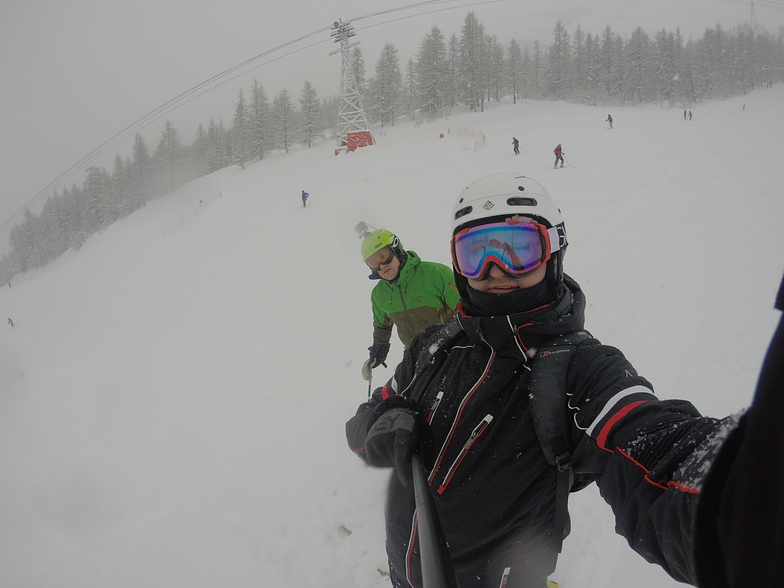 Not so clear here, Val d'Isere