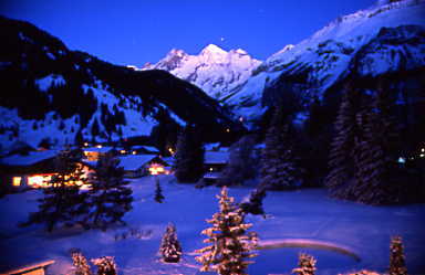 Early evening views in Kandersteg