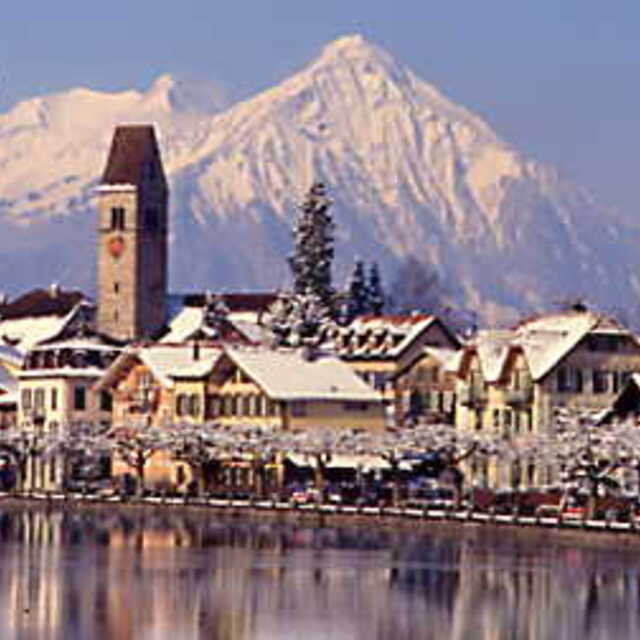 Fresh snow in Interlaken, Kandersteg