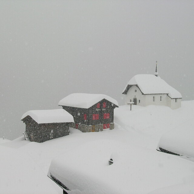 A bleak day at Bettmeralp, Bettmeralp - Aletsch