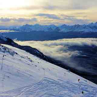 Early morning over the Bow Valley, Lake Louise