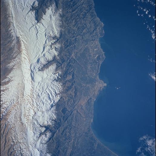 Mount Lebanon from space!!, Mzaar Ski Resort