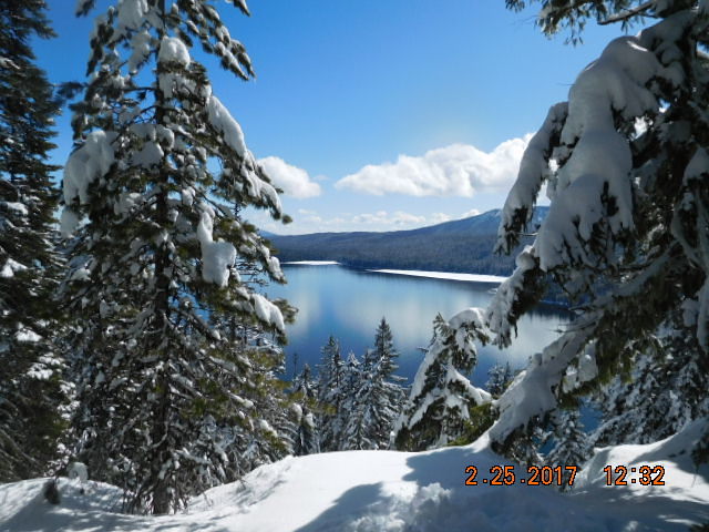 Odell Lake Overlook, off Gold Park Sno Park, Willamette Pass