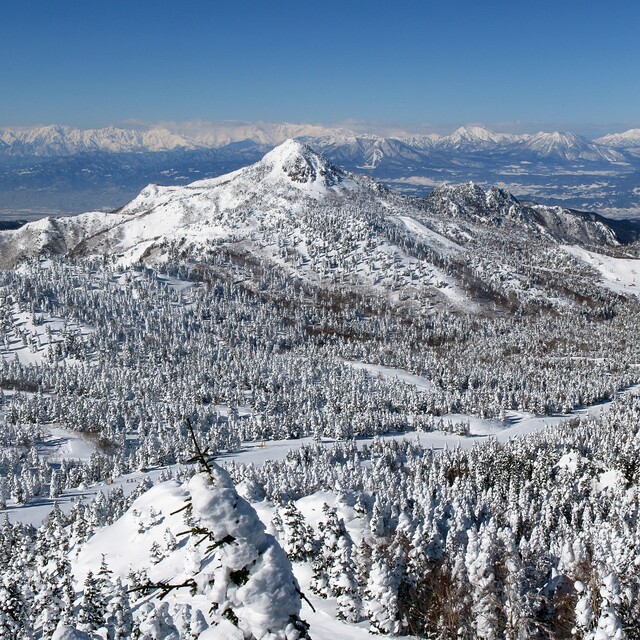 Panorama from Kumanoyu, Shiga Kogen-Kumanoyu