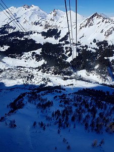 Glacier 3000 gondola view, Gstaad Glacier 3000 photo