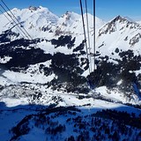 Glacier 3000 gondola view, Gstaad Glacier 3000