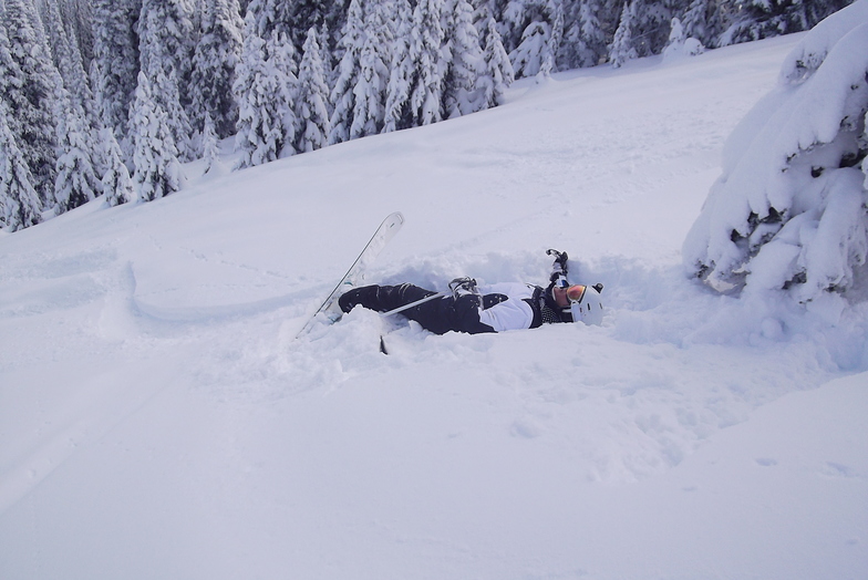 Resting on the Gil's, Sun Peaks