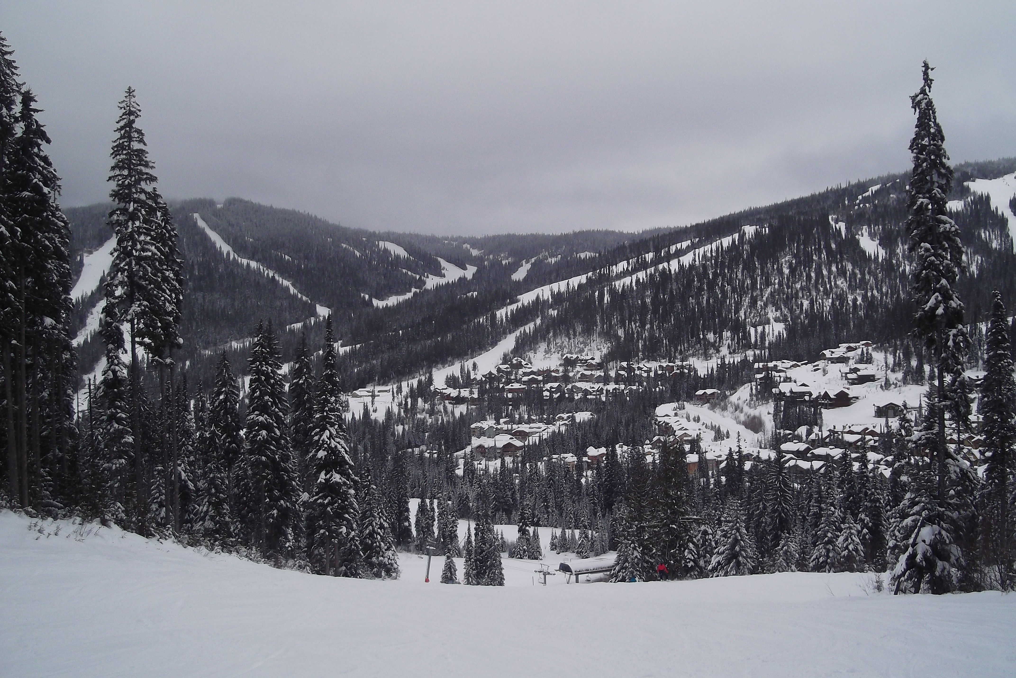 Sun Peaks from Mtn Mo