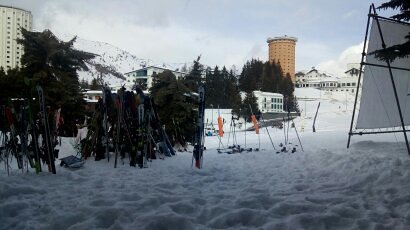 Morning Coffe break, Sestrière (Via Lattea)