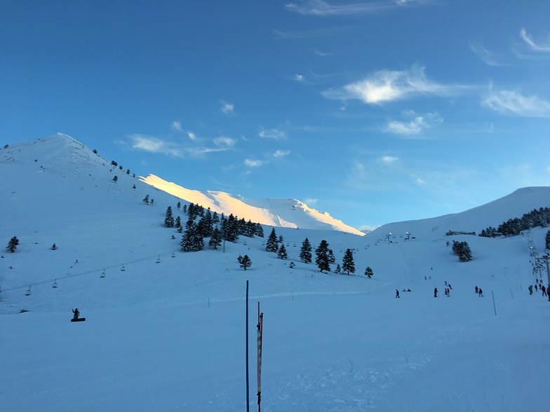 Abend in Helmos, Kalavryta Ski Resort