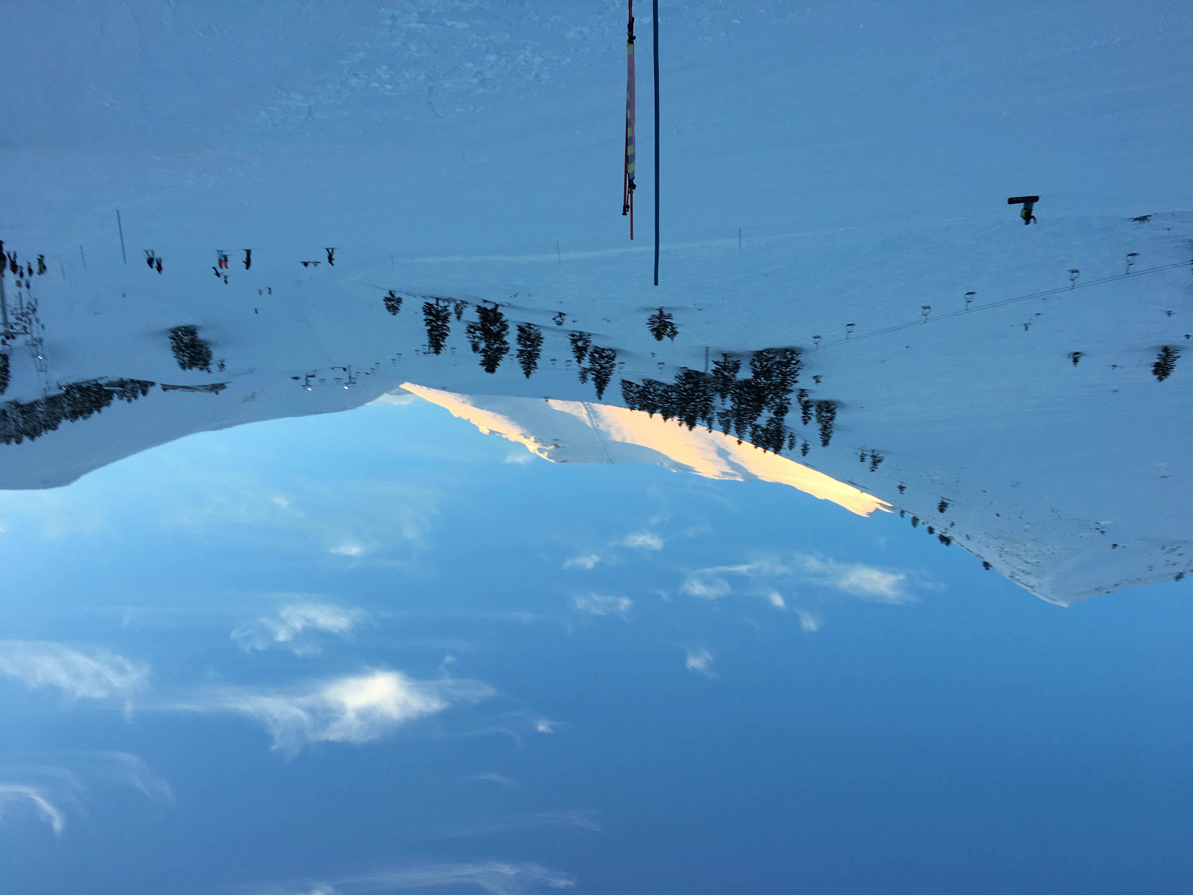Abend in Helmos, Kalavryta Ski Resort