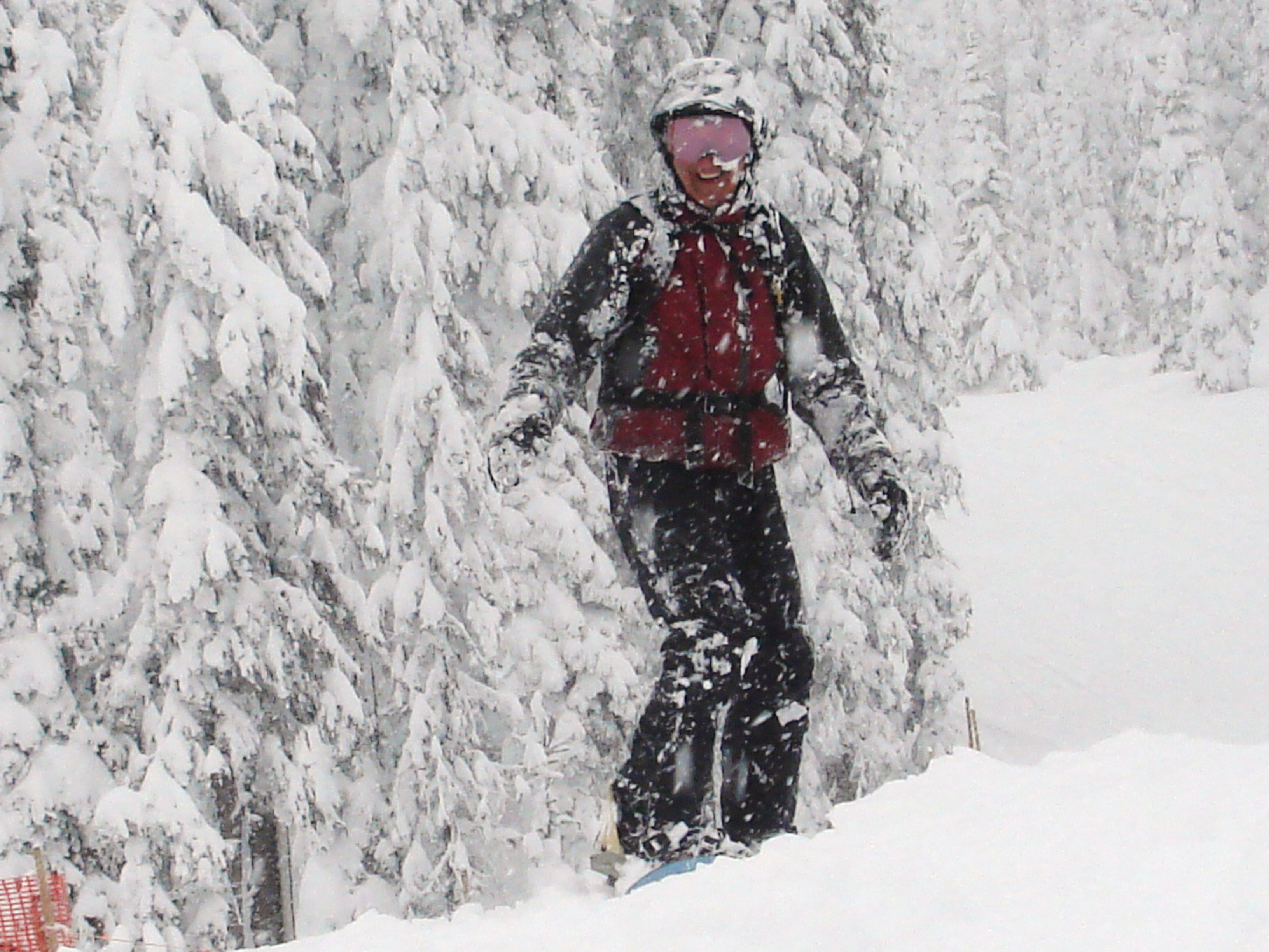 Plenty of snow in Big White, BC, Canada. 