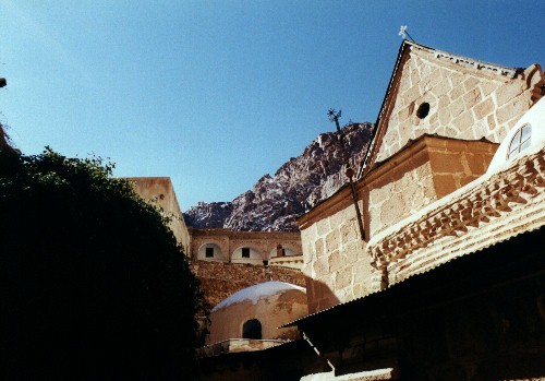 St.Catherine monastery in the heart of the Sinai mts, Egypt, Jabal Katherina