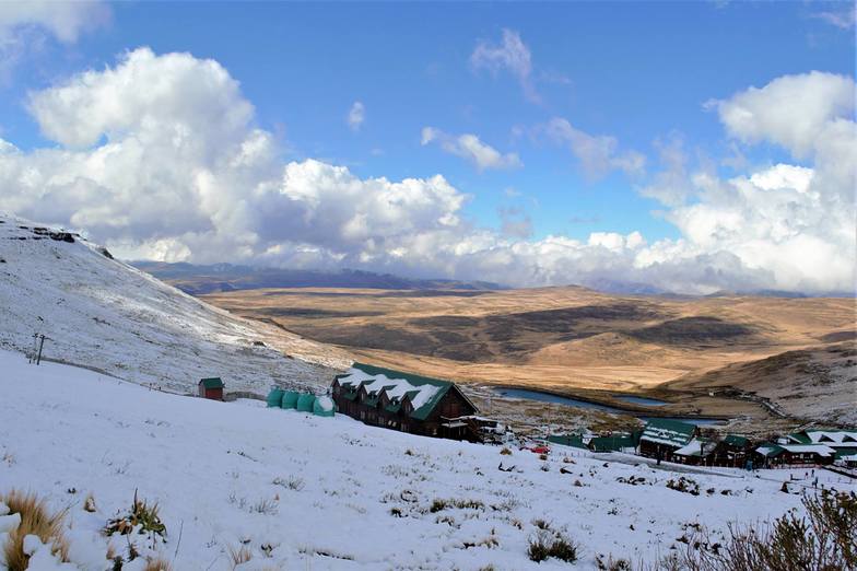 Fresh snowfall at Tiffindell