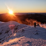 A morning ski in Australia., Australia - Victoria