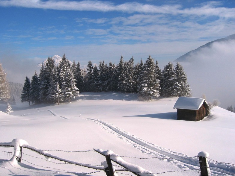 Pitztal Glacier snow