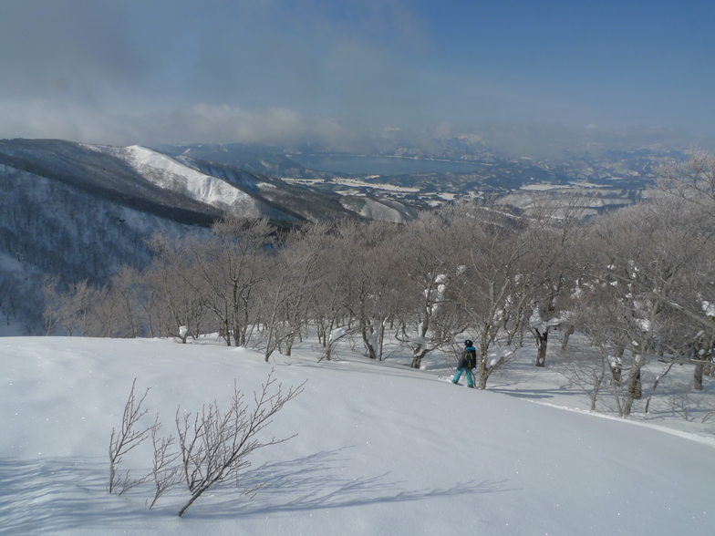 Just beyond the lift., Tazawako