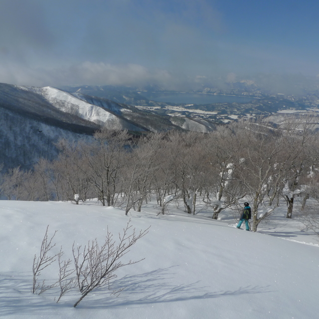 Just beyond the lift., Tazawako